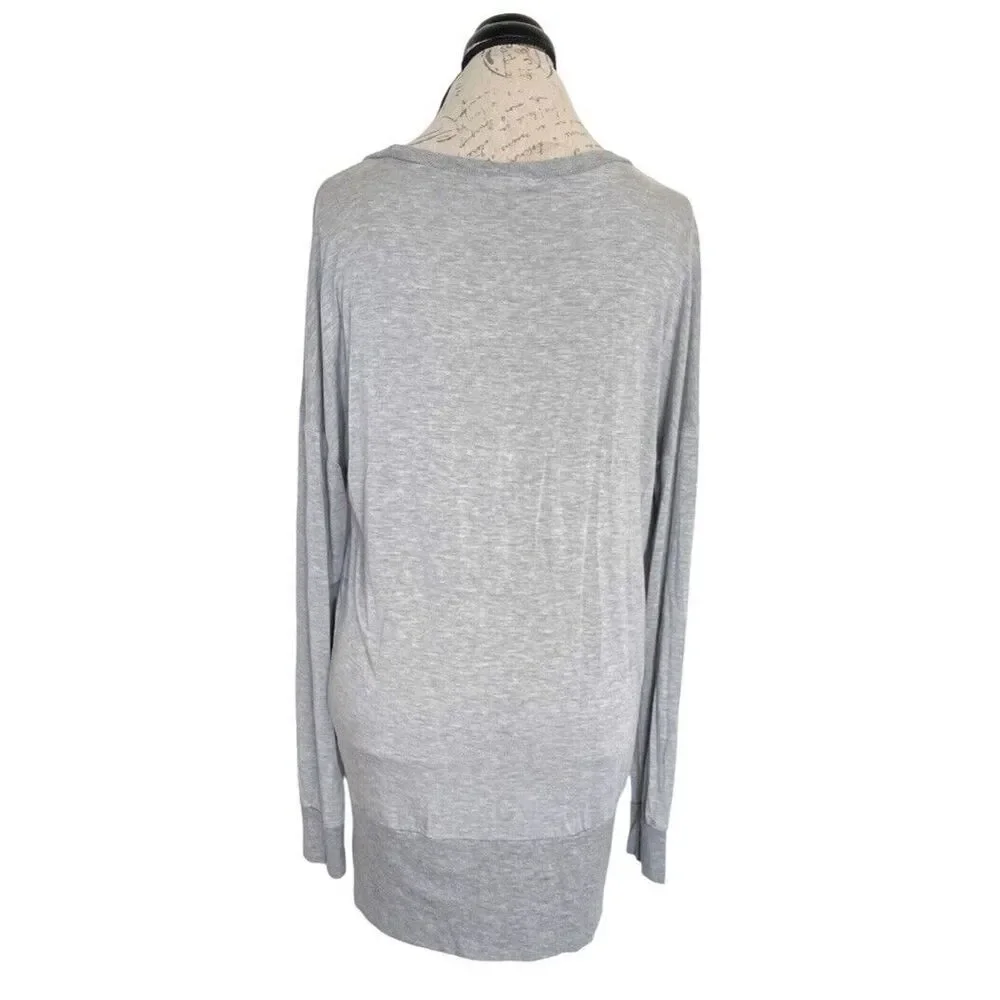 LAmade Womens Sweatshirt Gray Womens Knit Jersey Size XS  Long Sleeve Normcore - Picture 3 of 12